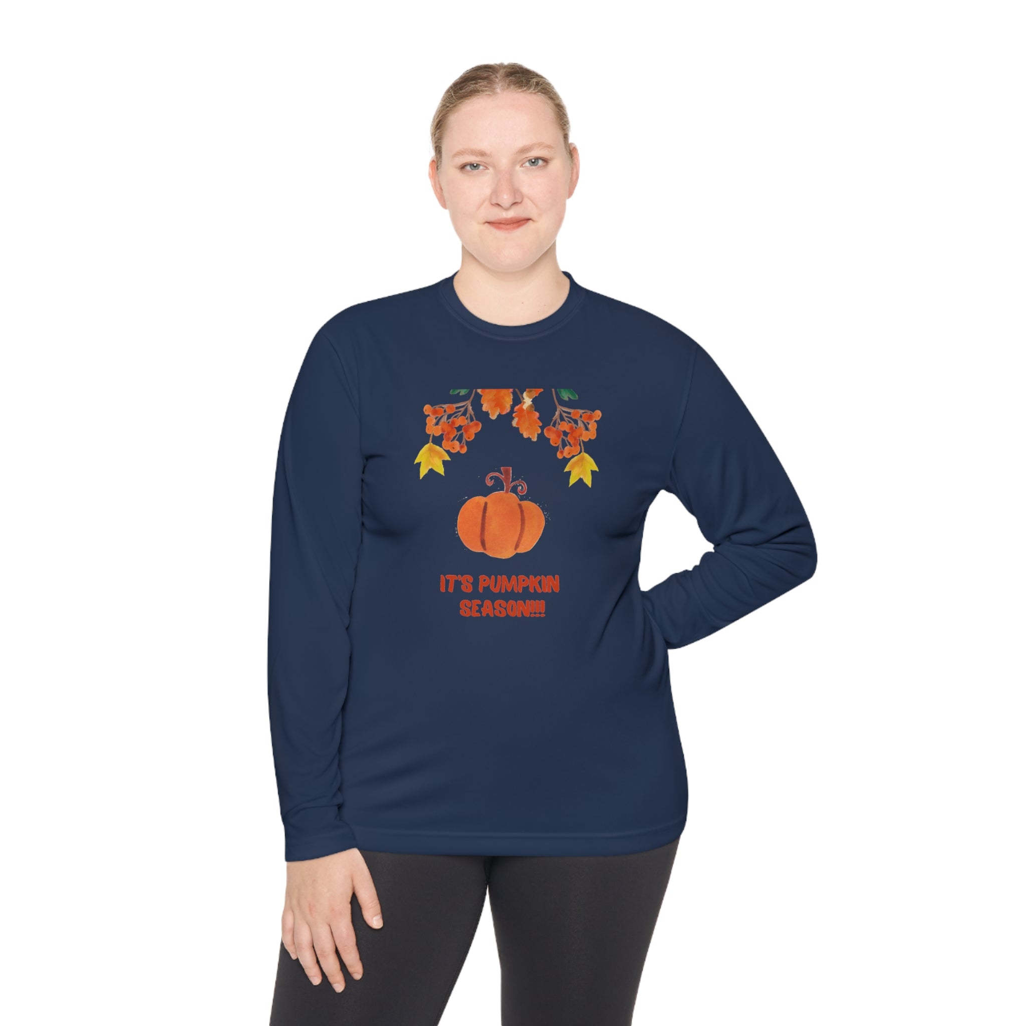 Pumpkin Season Unisex Lightweight Long Sleeve Tee