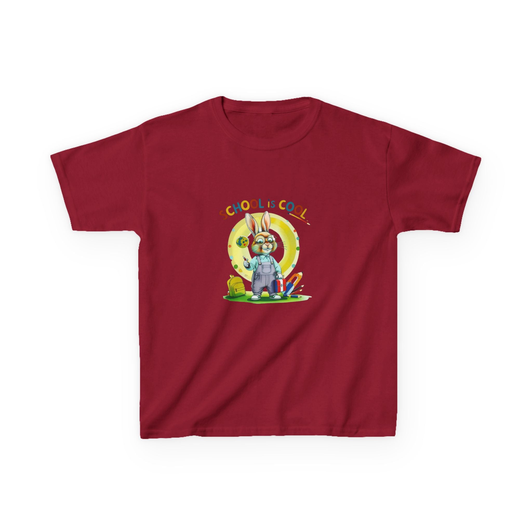 School is Cool Kids Heavy Cotton Tee