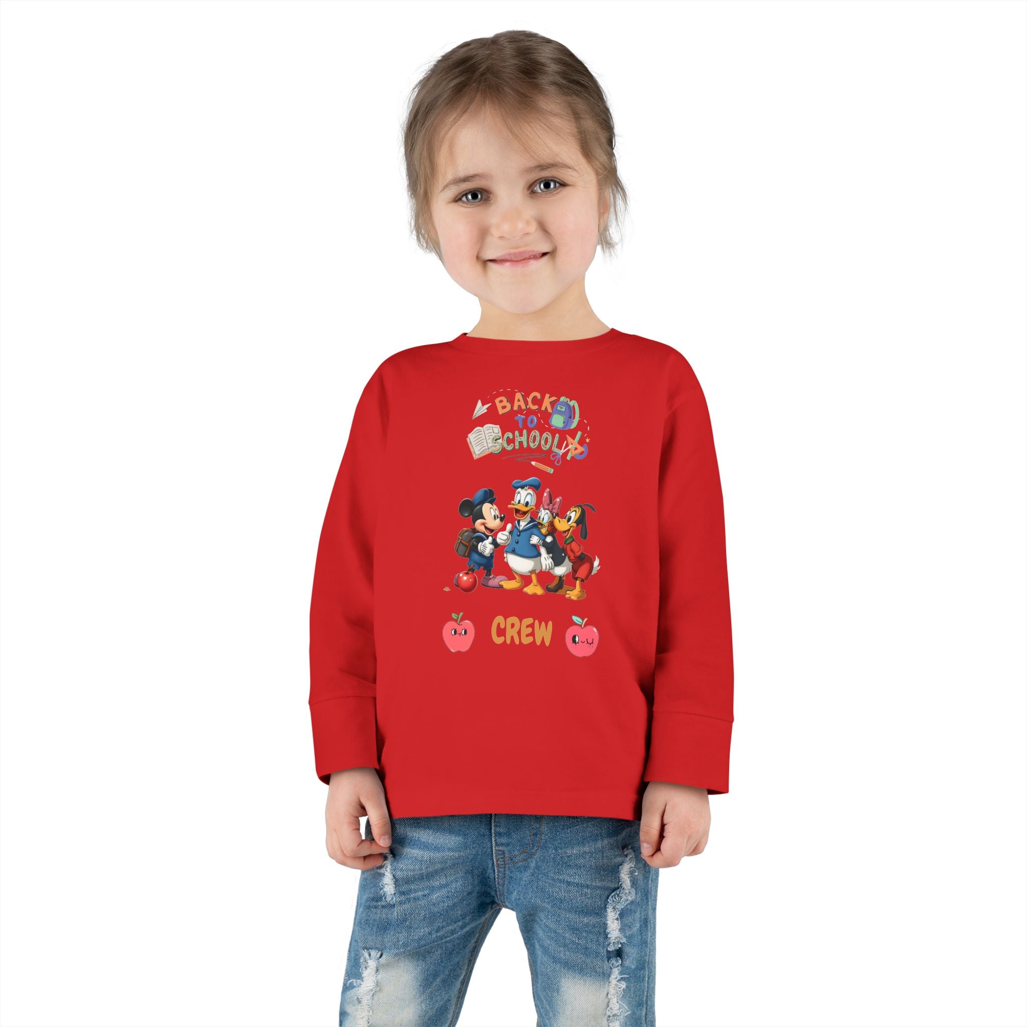 Back to School Crew Toddler Long Sleeve Tee