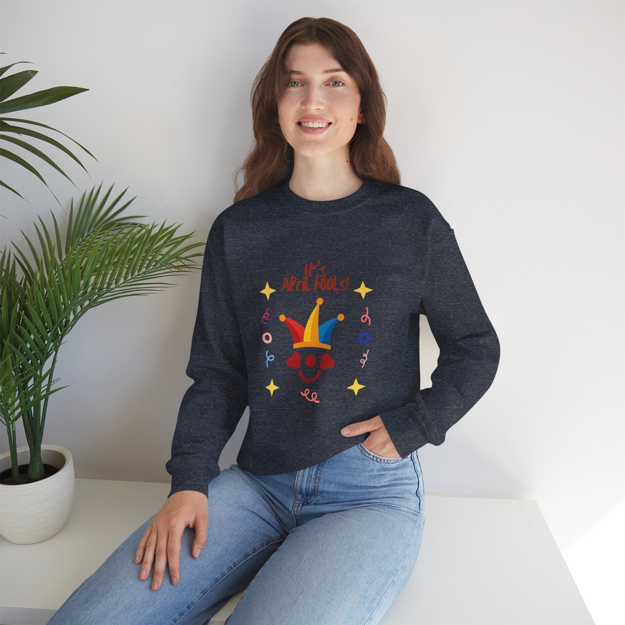It's April Fools' Day! Unisex Heavy Blend™ Crewneck Sweatshirt