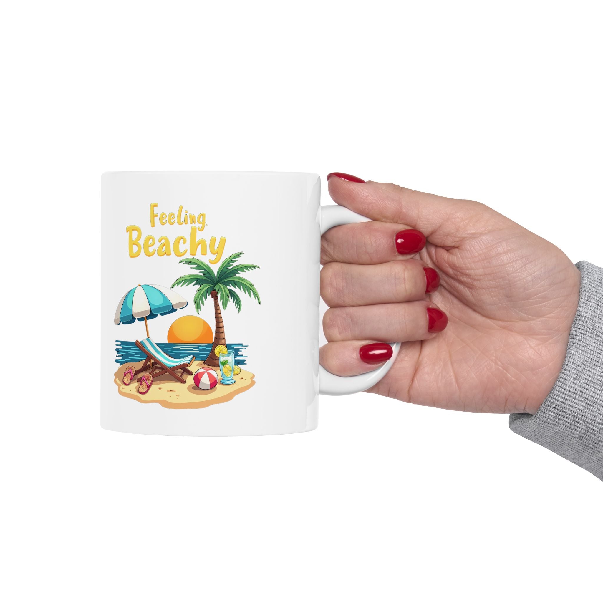 Feeling Beachy Ceramic Mug