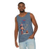 Uncle Sam Happy 4th of July Tank Top Unisex Sleeveless Shirt