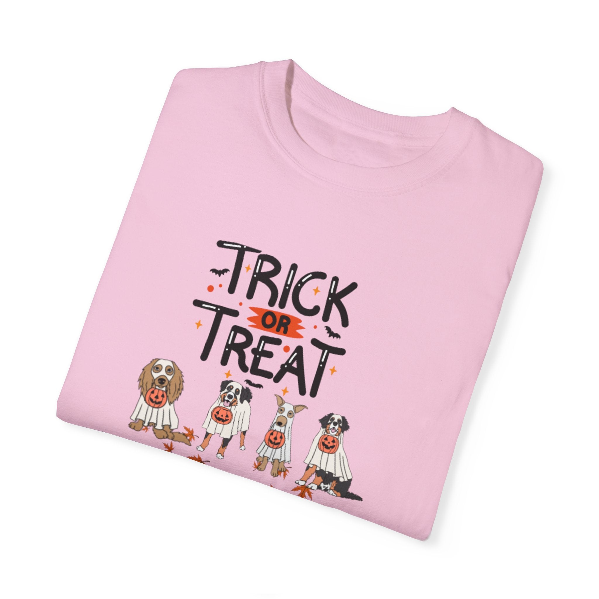 Pooch Trick or Treat Unisex Garment-Dyed T-shirt