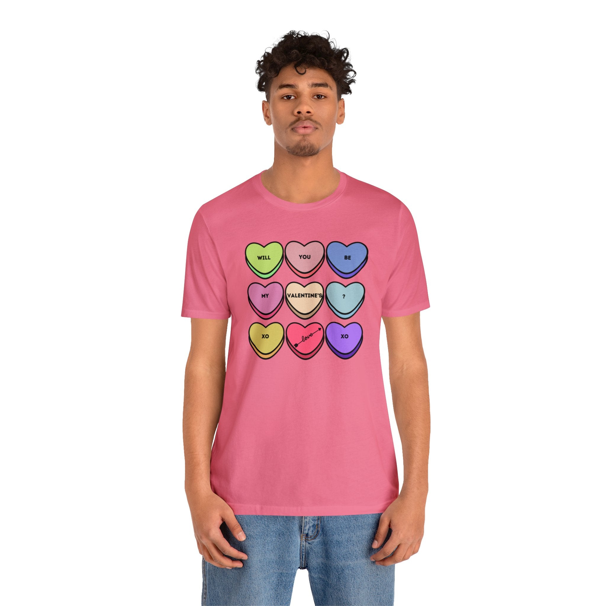 Will You Be My Valentine? Unisex Jersey Short Sleeve Tee