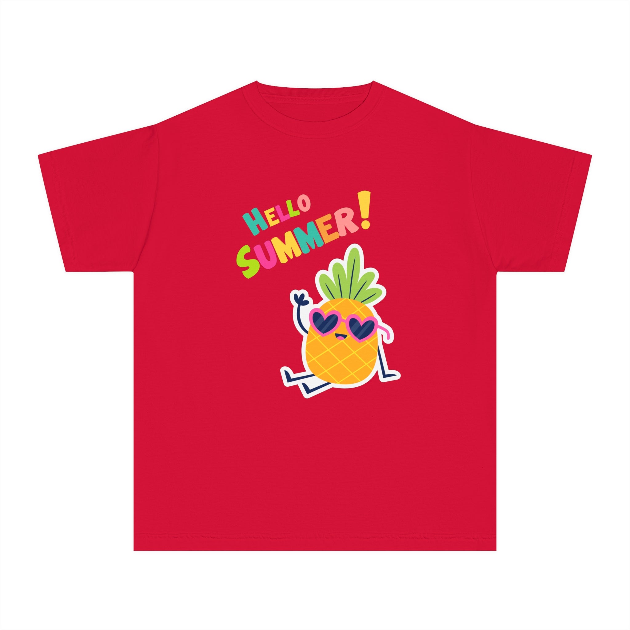 Hello Pineapple Summer Youth Midweight Tee