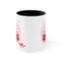 V-Day Bunny Accent Coffee Mug, 11oz