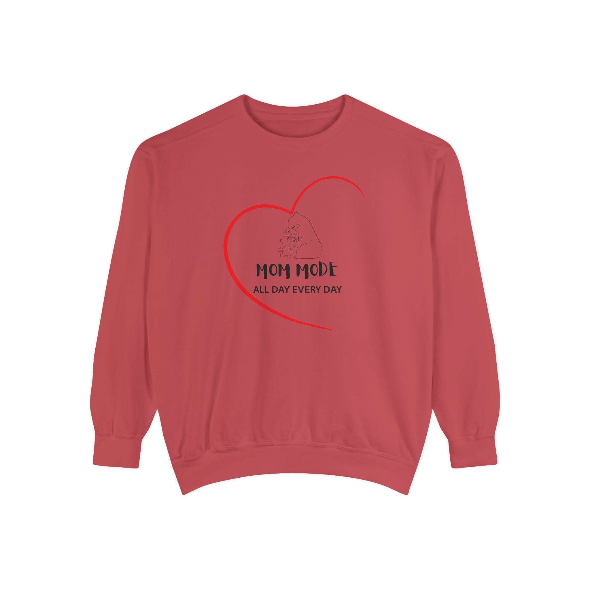 Mom Mode Garment-Dyed Sweatshirt