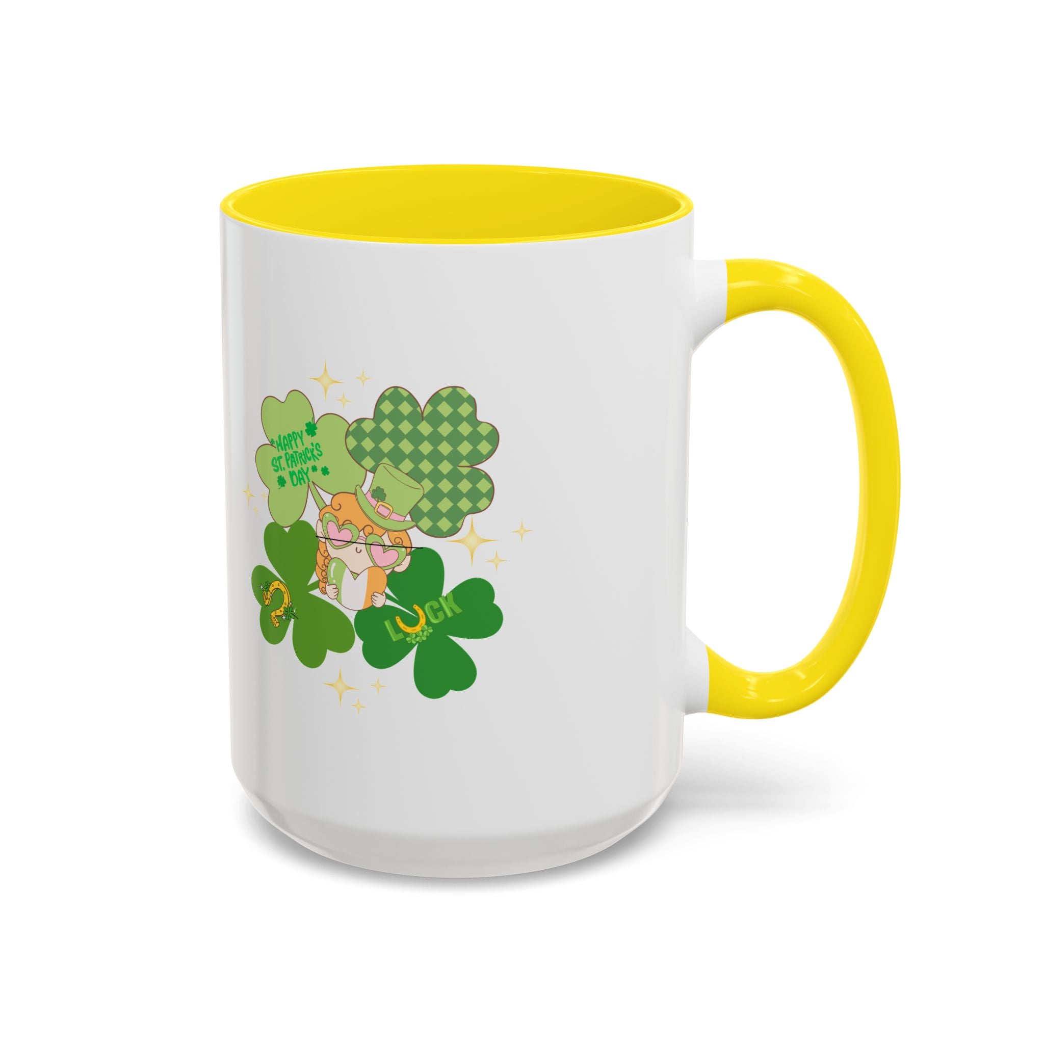 Retro St. Paddy's Day Accent Coffee Mug - 11oz & 15oz