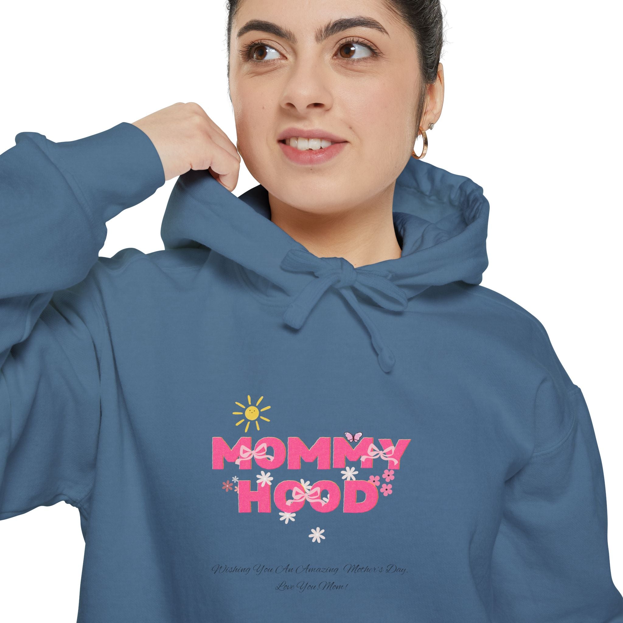 Mommy Hood Graphic Unisex Hoodie - Perfect for New Moms