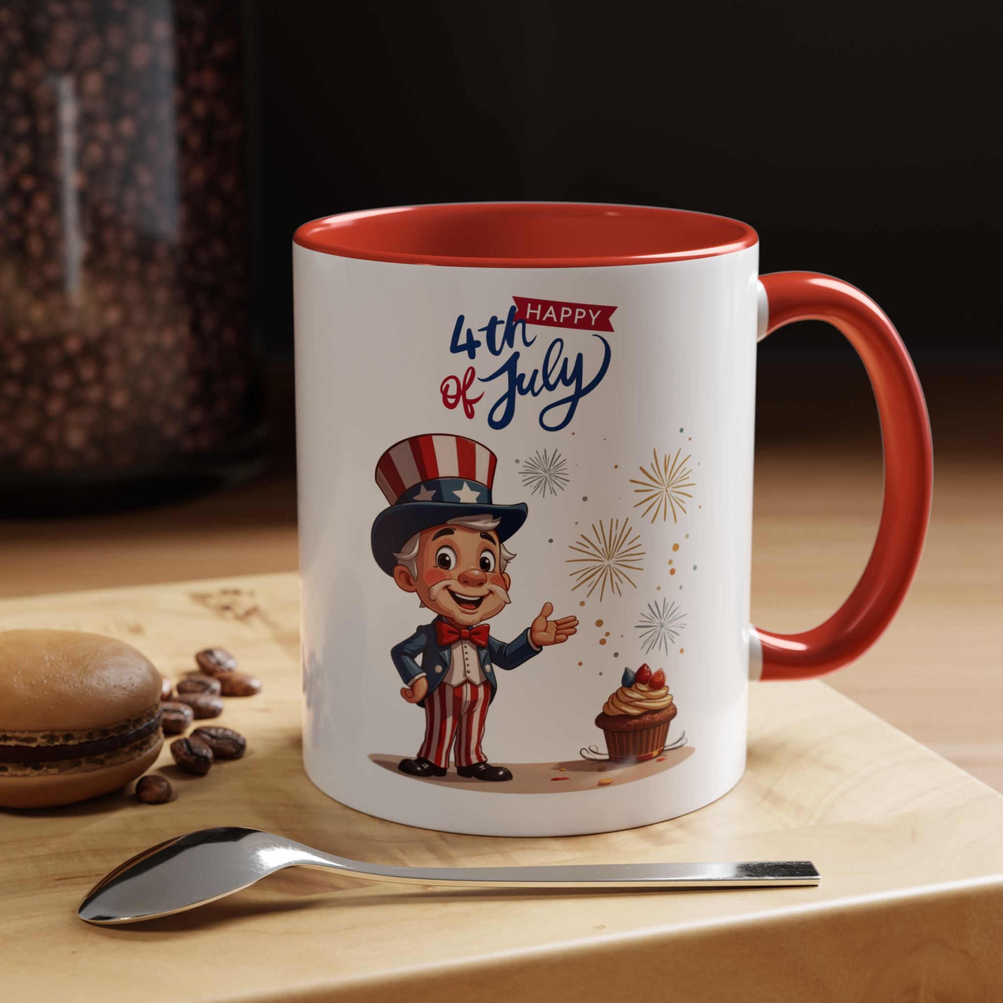 Uncle Sam Happy 4th of July Coffee Mug