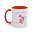 Little Miss April Fool's  Day Accent Coffee Mug - Fun & Whimsical 11oz/15oz