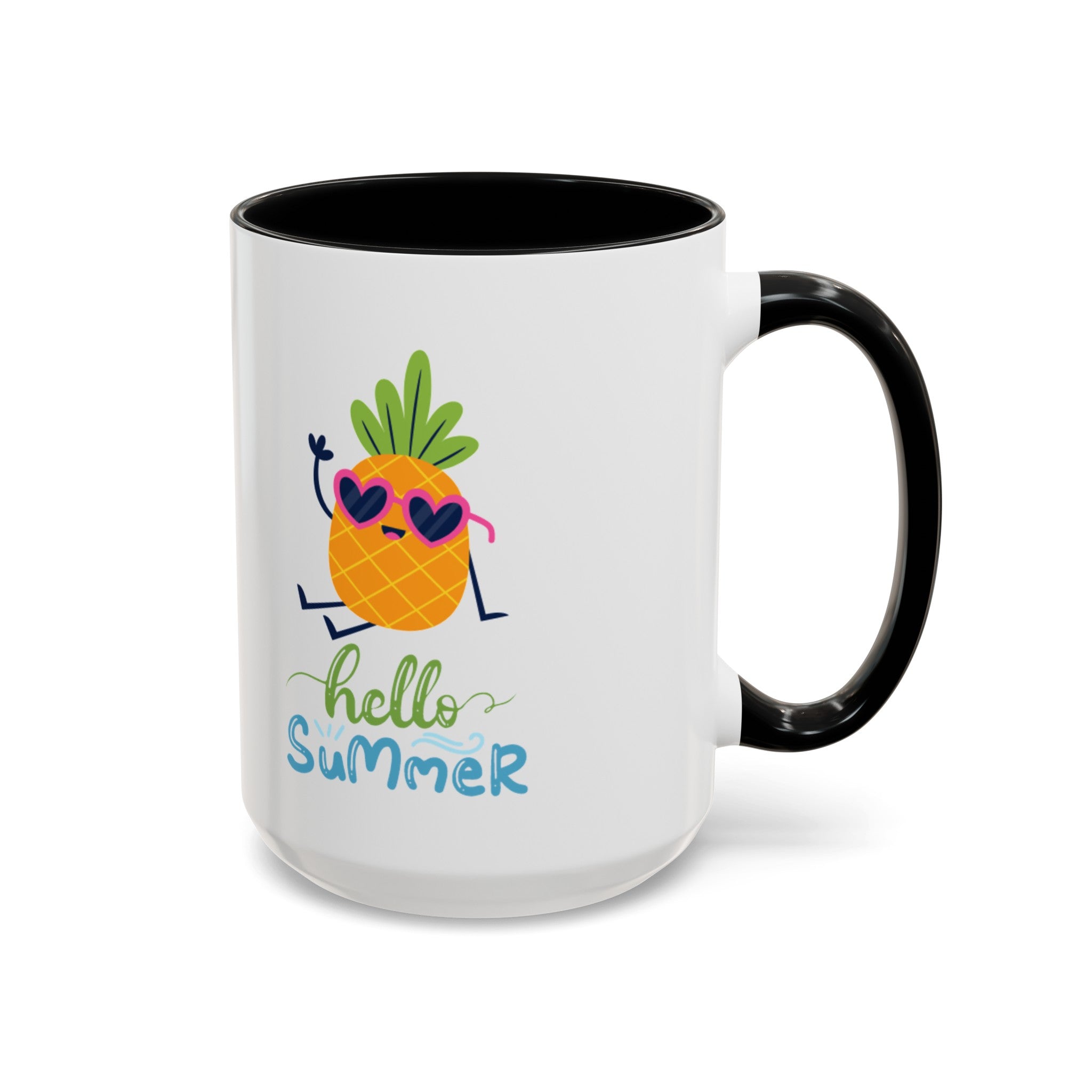 Hello Summer Fun Accent Coffee Mug (11, 15oz)