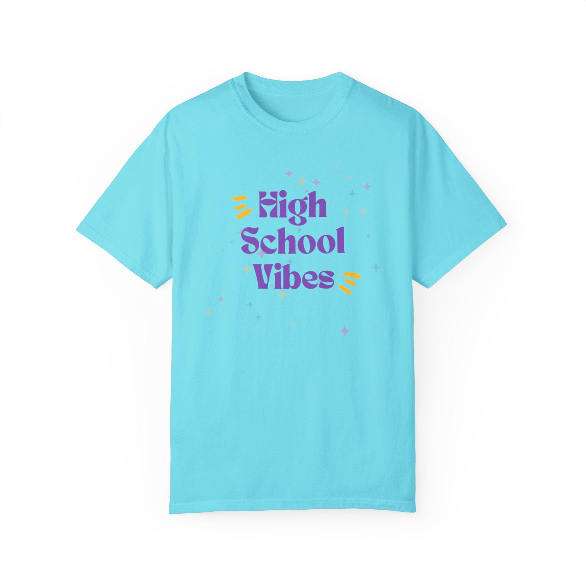 High School Vibes Unisex Garment-Dyed T-shirt