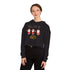 Santa's Holiday Party Women’s Cropped Hooded Sweatshirt