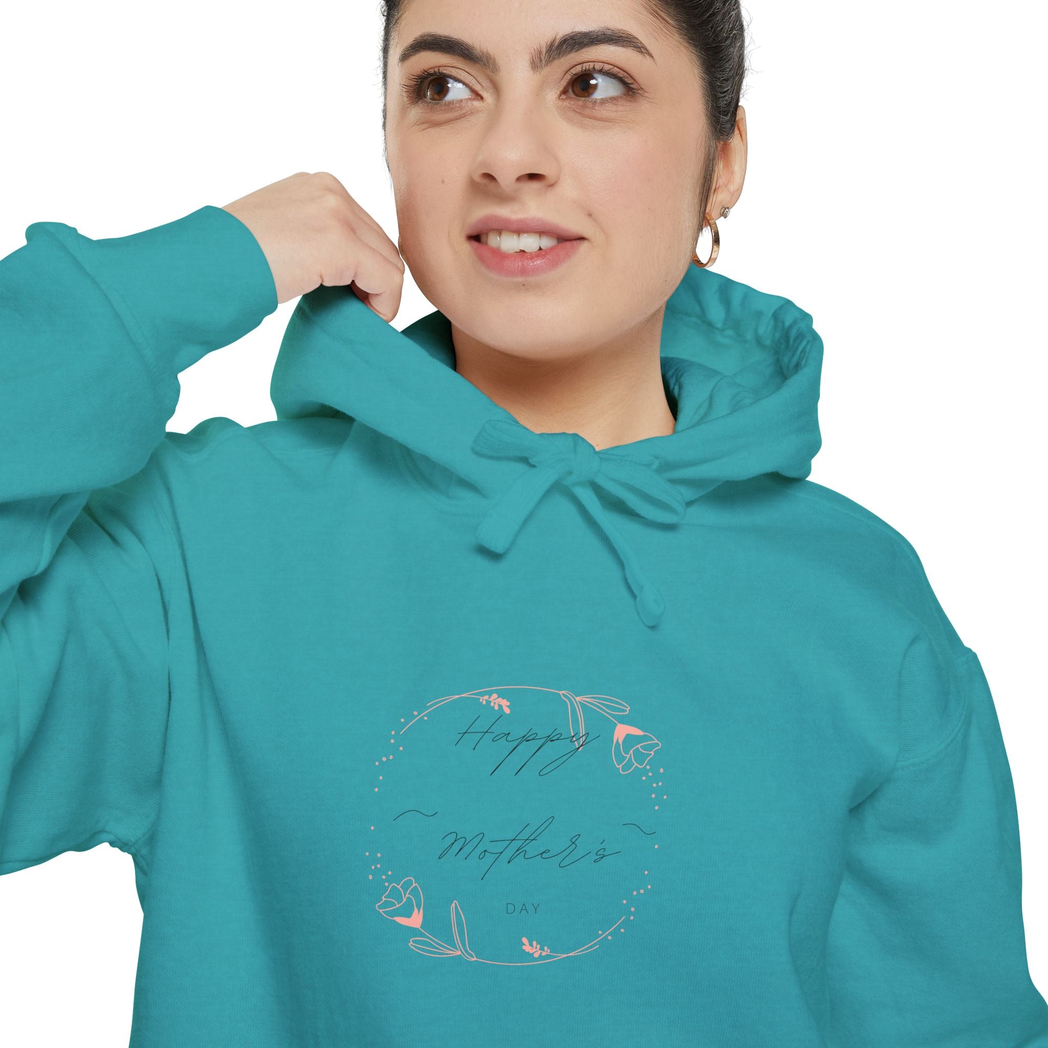 Happy Mom's Day Unisex Garment-Dyed Hoodie | Cozy Gift for All Occasions