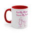 First My Mother Forever My Friend Accent Coffee Mug, 11oz