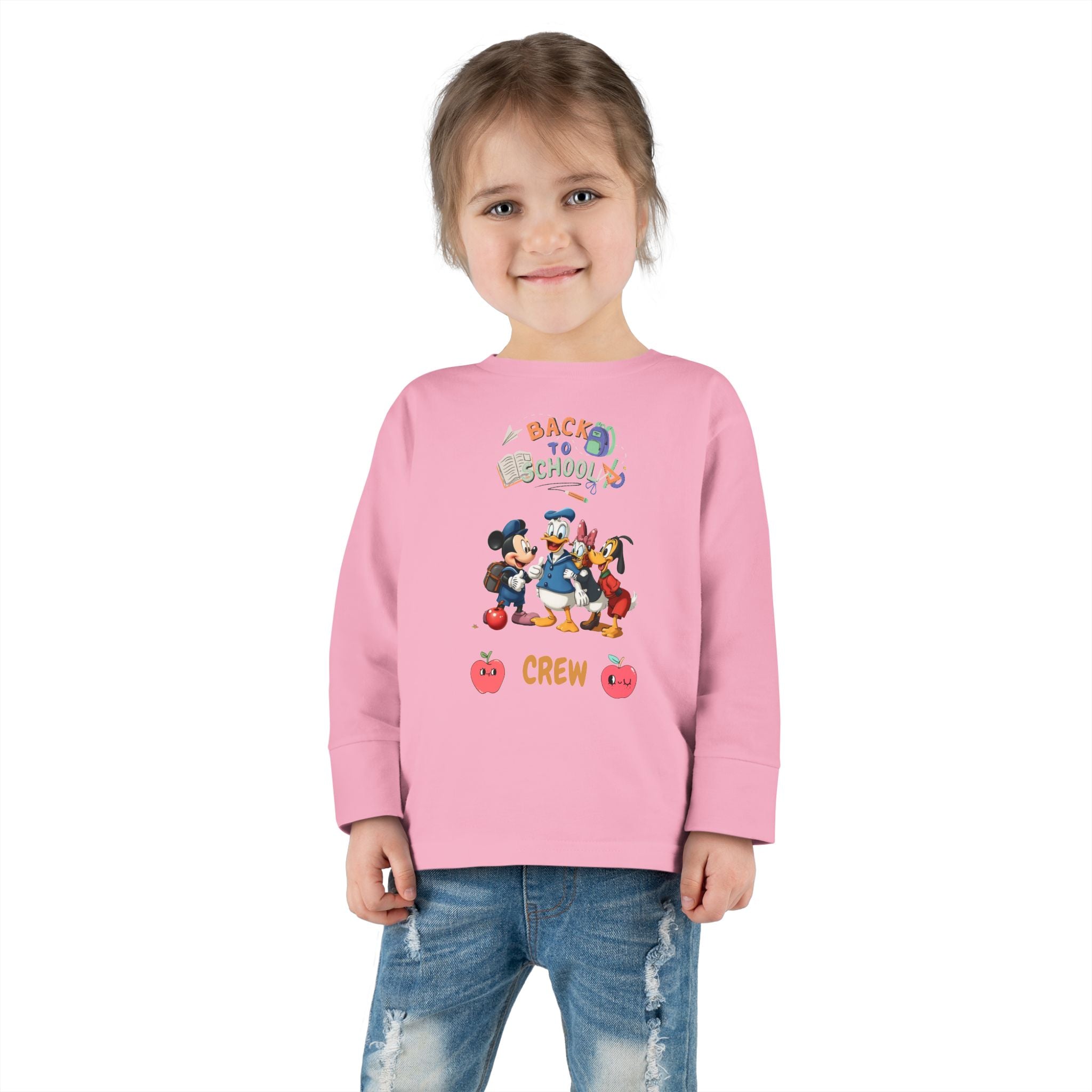 Back to School Crew Toddler Long Sleeve Tee