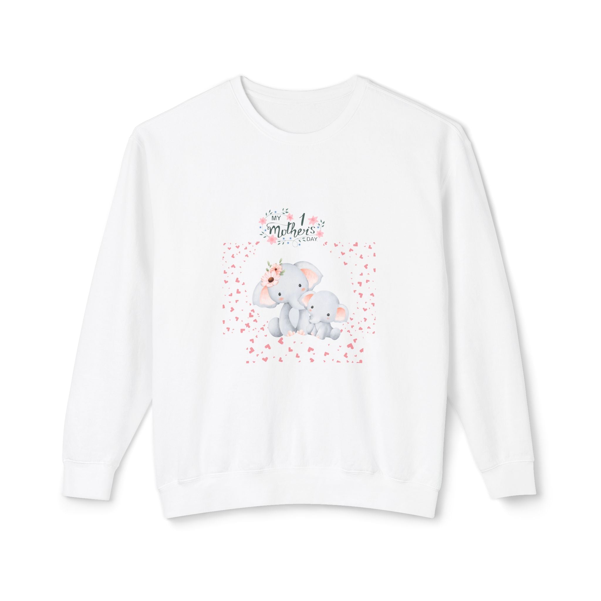 My 1st Mother's Day Unisex Lightweight Crewneck