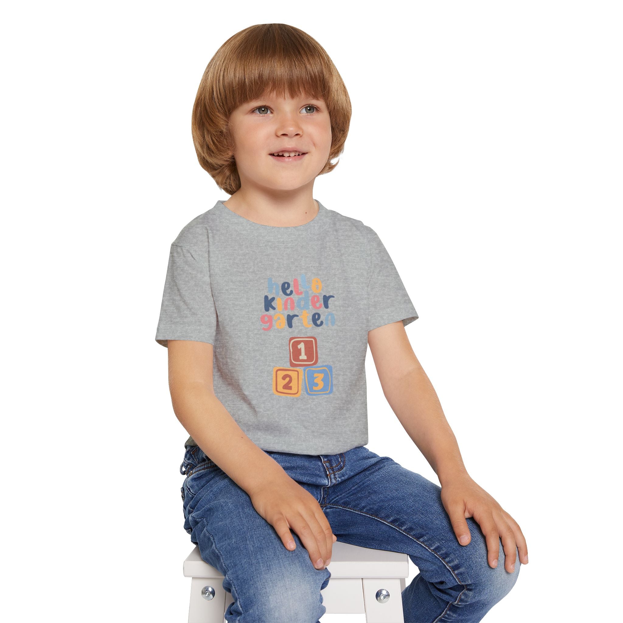 Hello Kindergarten Heavy Cotton™ Toddler T-shirt