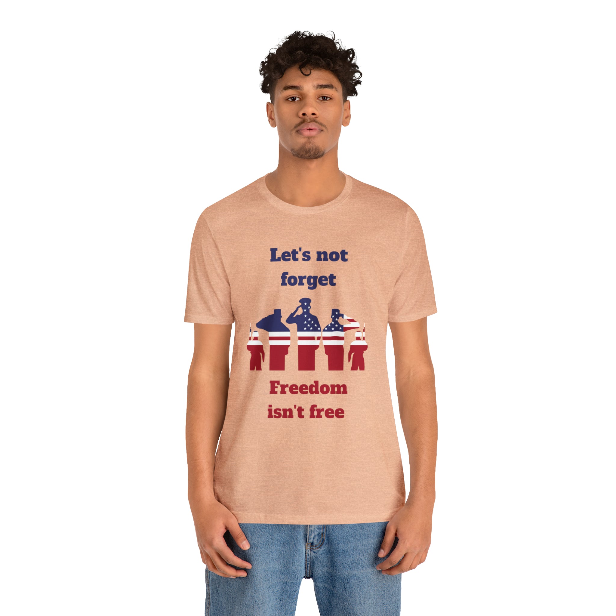 Memorial Day Freedom Is Not Free Unisex Jersey Short Sleeve Tee