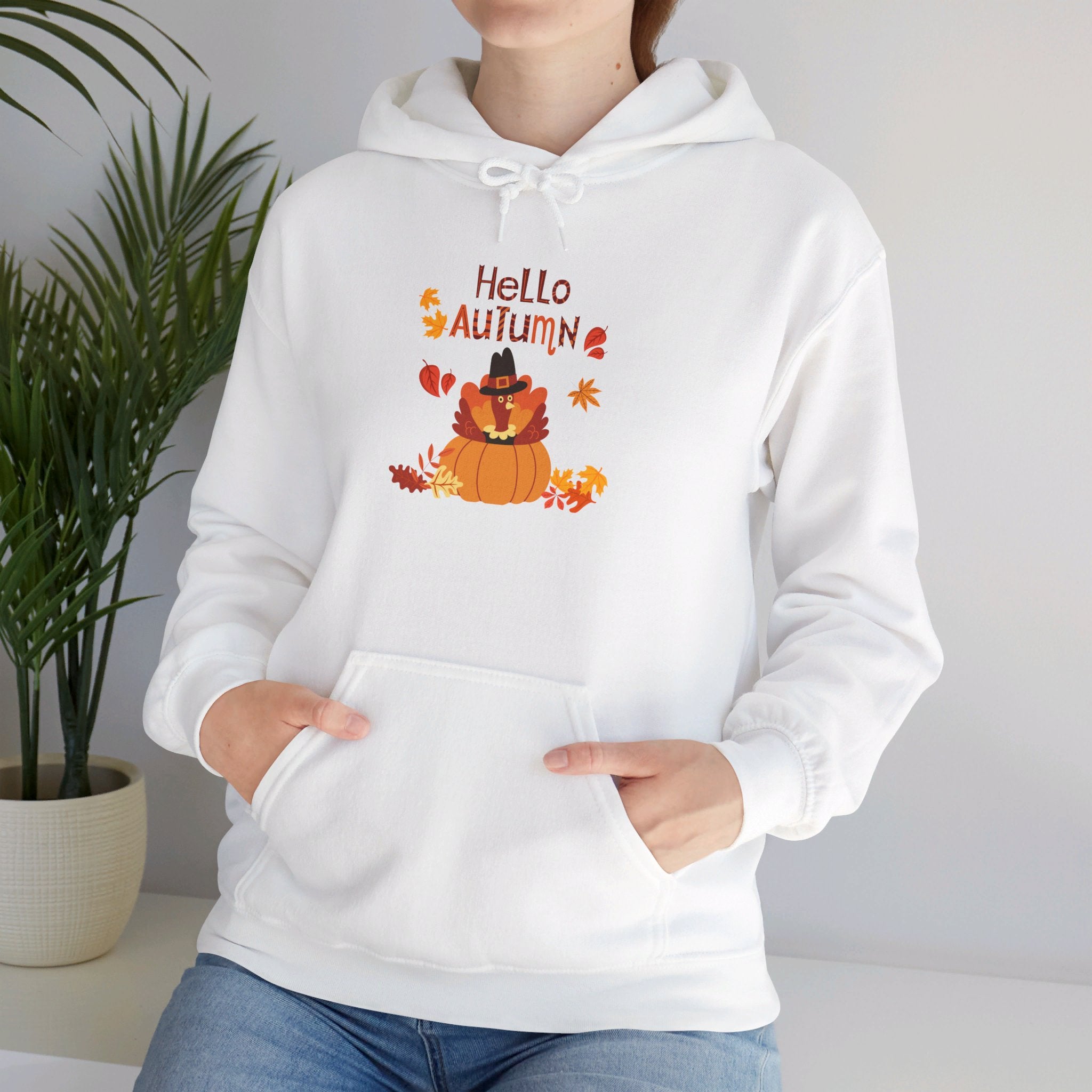Hello Autumn Unisex Heavy Blend™ Hooded Sweatshirt