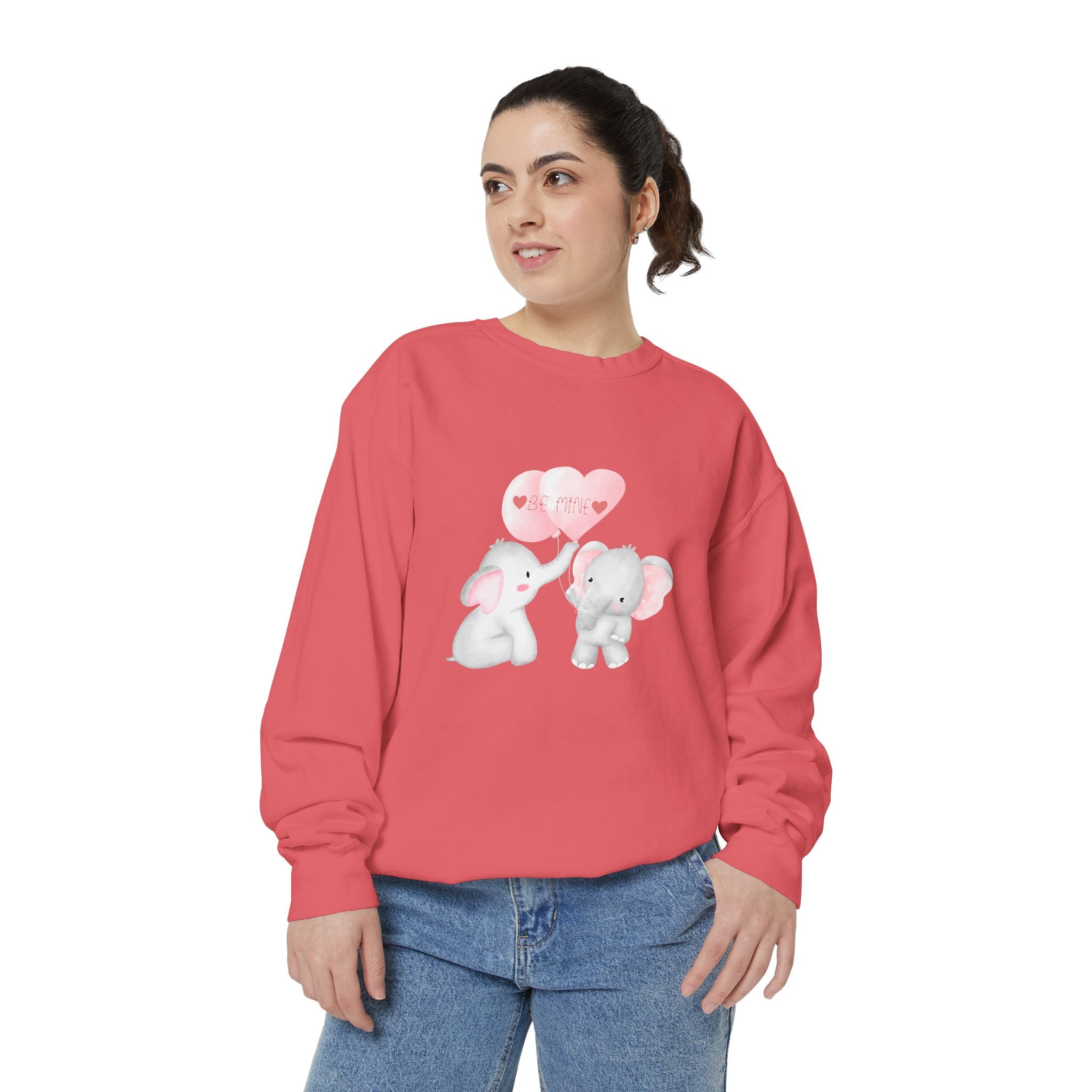 Be Mine Love Unisex Garment-Dyed Sweatshirt