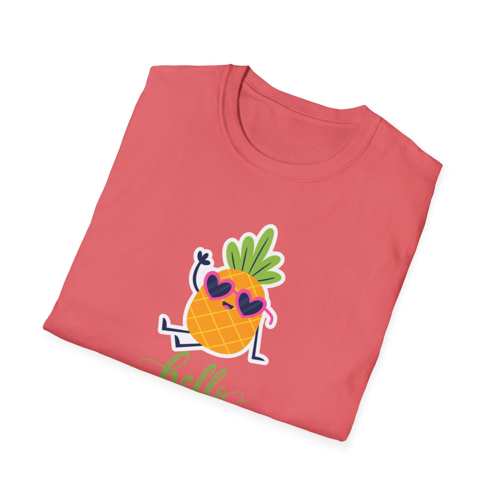 Hello Summer Fun Unisex Softstyle T-Shirt