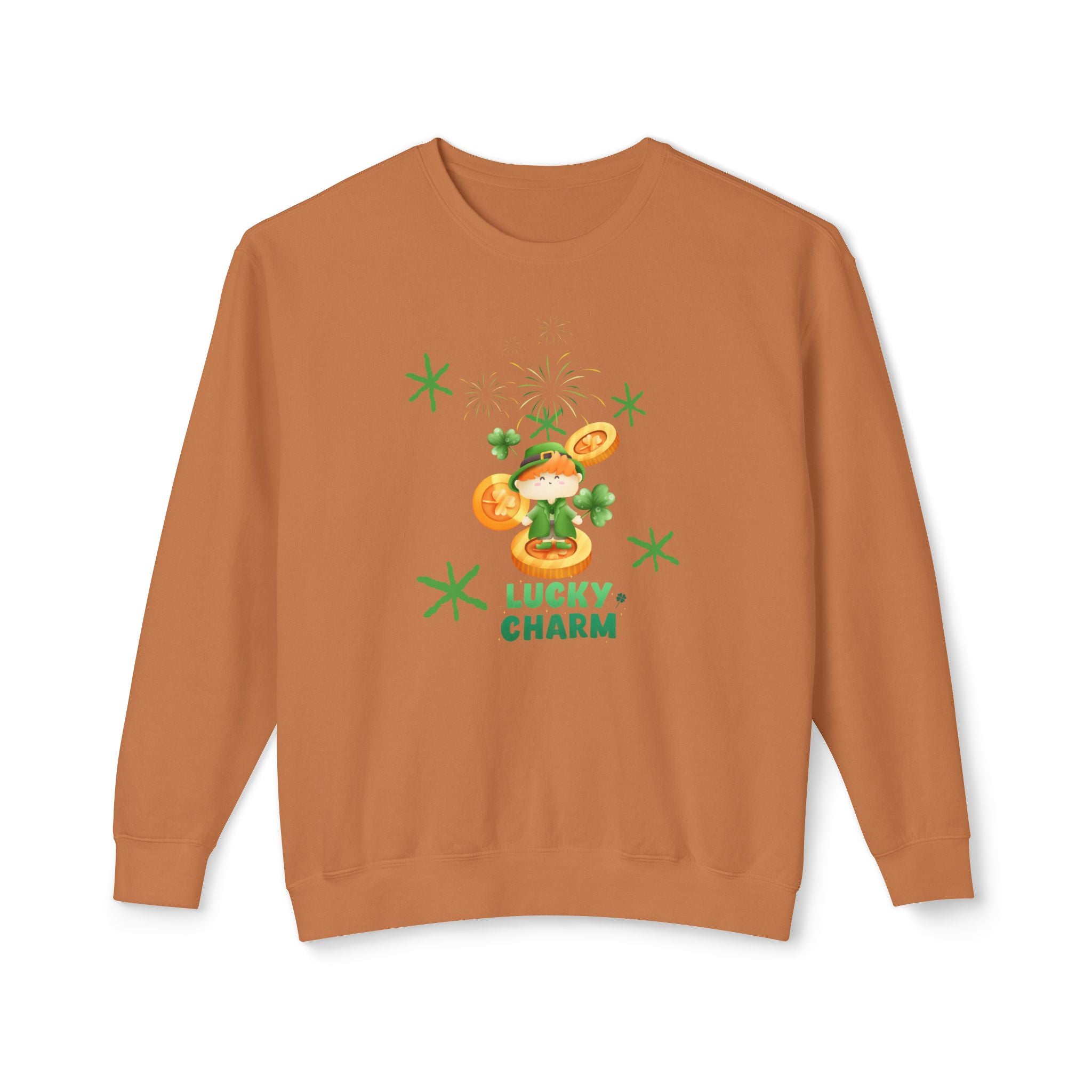 Lucky Charm Unisex Lightweight Crewneck Sweatshirt