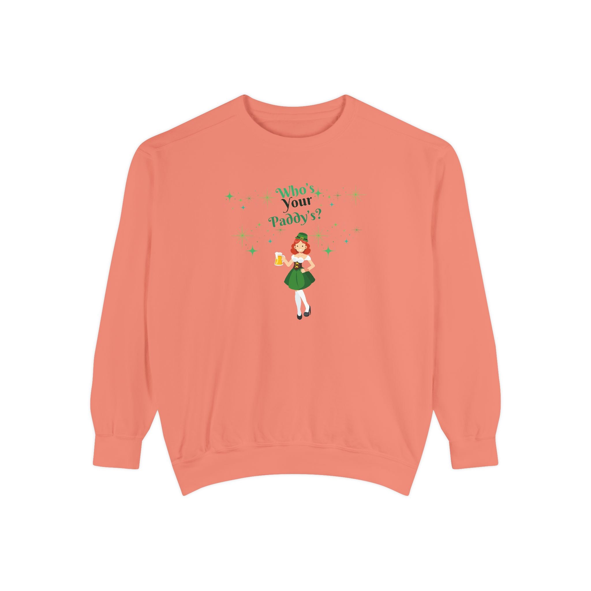 Who's Your Paddy? Unisex Garment-Dyed Sweatshirt