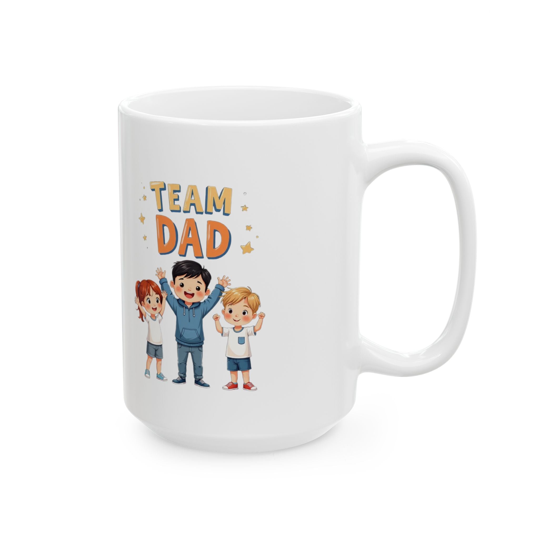 Team Dad Ceramic Mug 11oz and 15oz Options