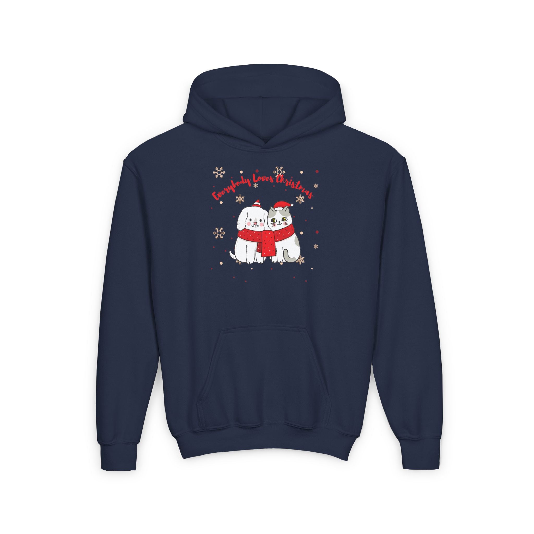 Everybody Loves Christmas Youth Heavy Blend Hooded Sweatshirt
