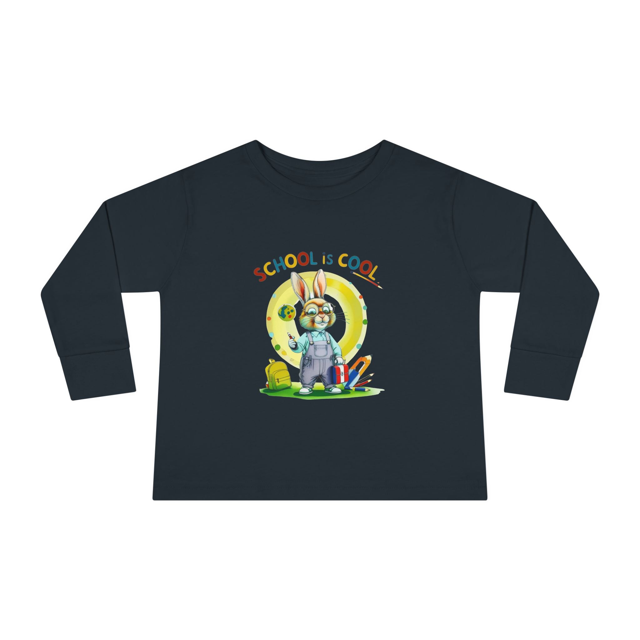 School is Cool Toddler Long Sleeve Tee
