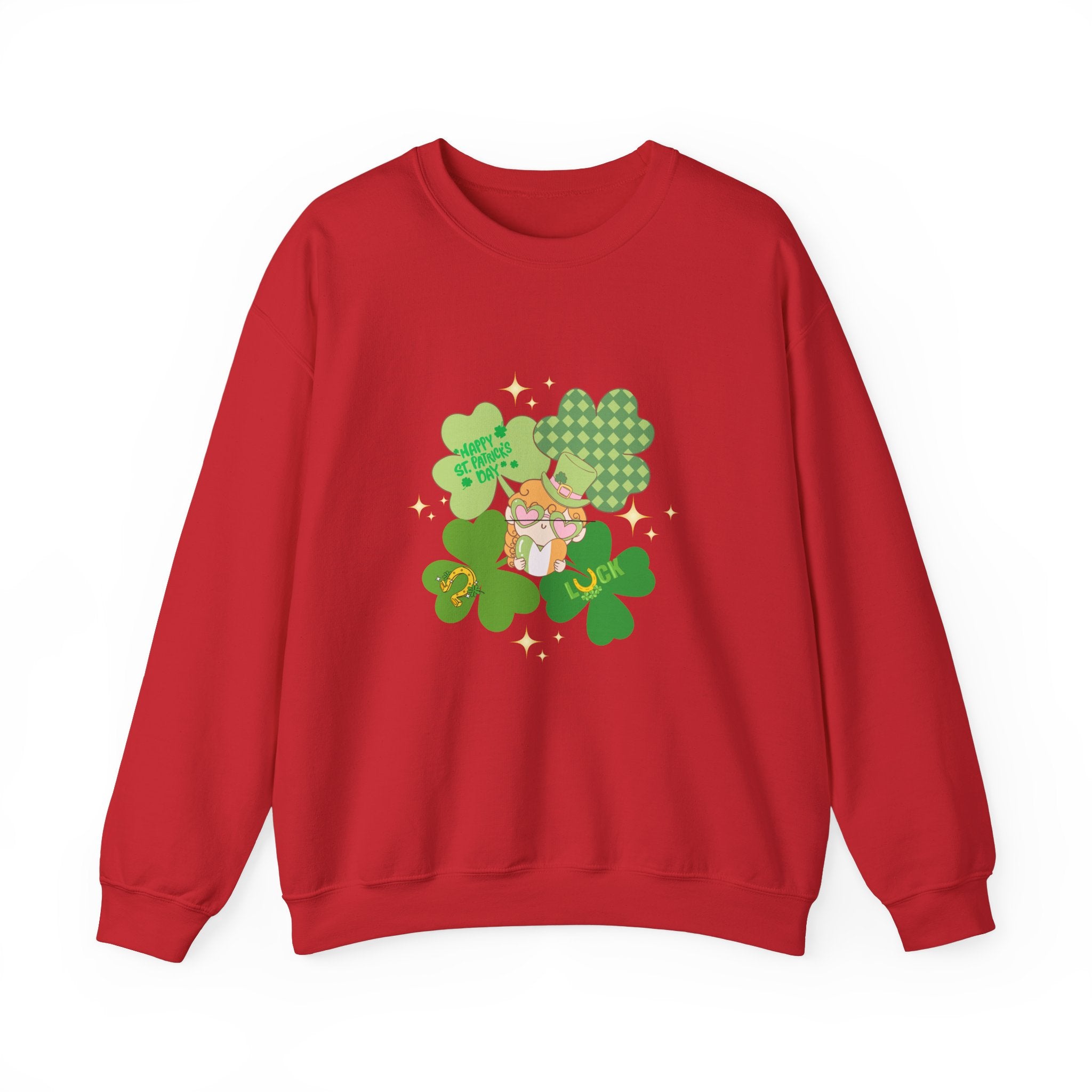 Retro St. Paddy's Day Unisex Heavy Blend™ Crewneck Sweatshirt