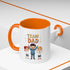 Team Dad Accent Coffee Mug