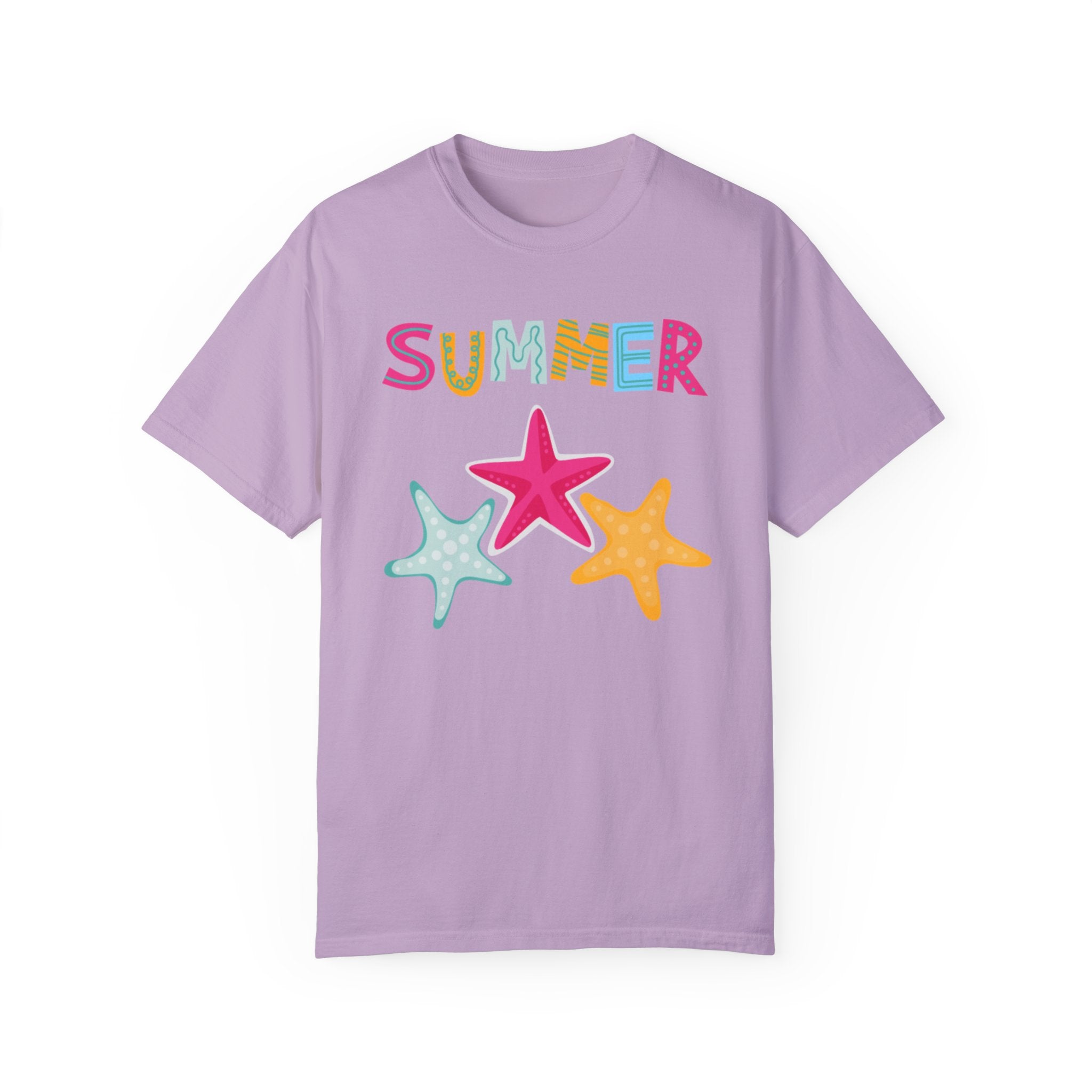 Summer Starfish Unisex Garment-Dyed T-shirt