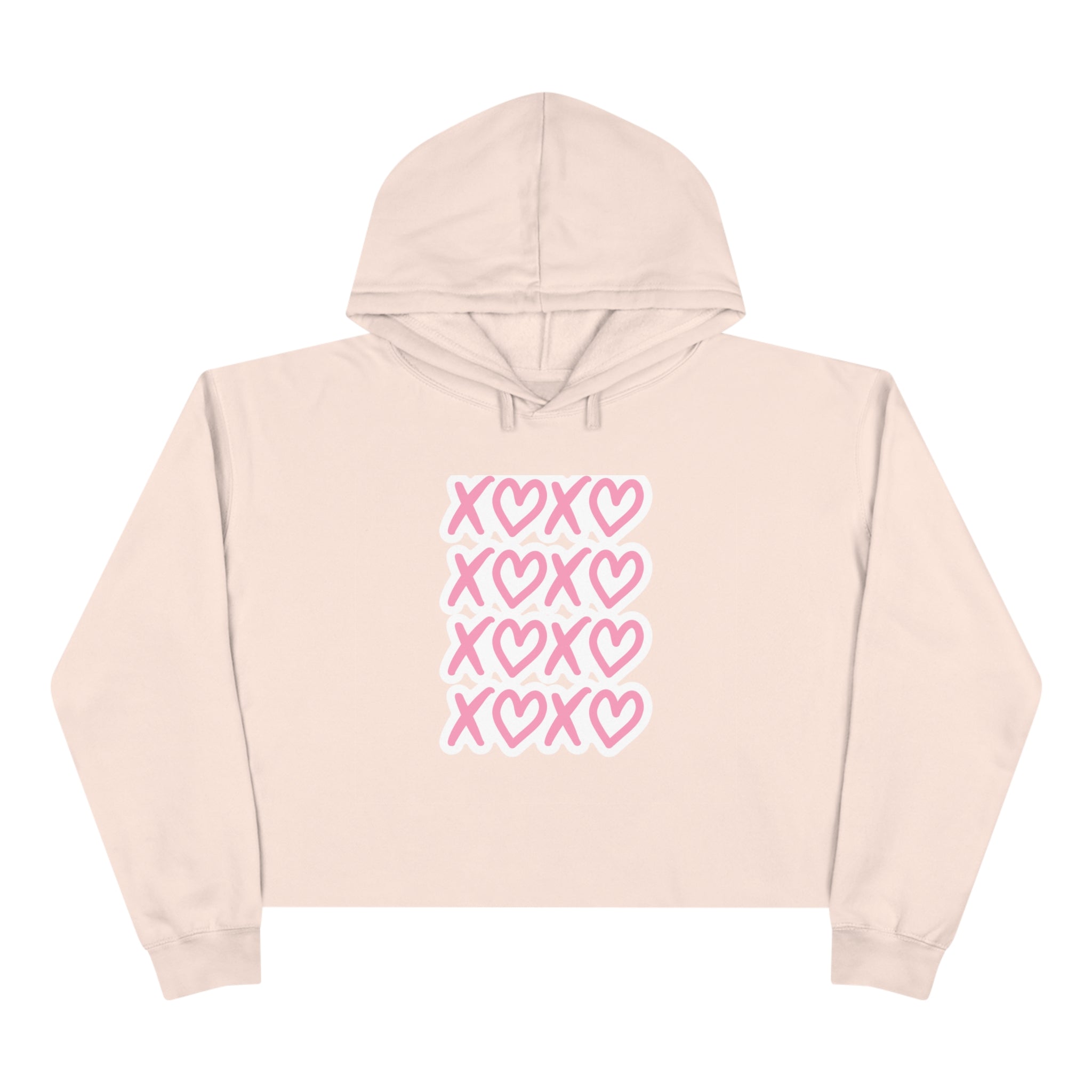 XOXO Crop Hoodie