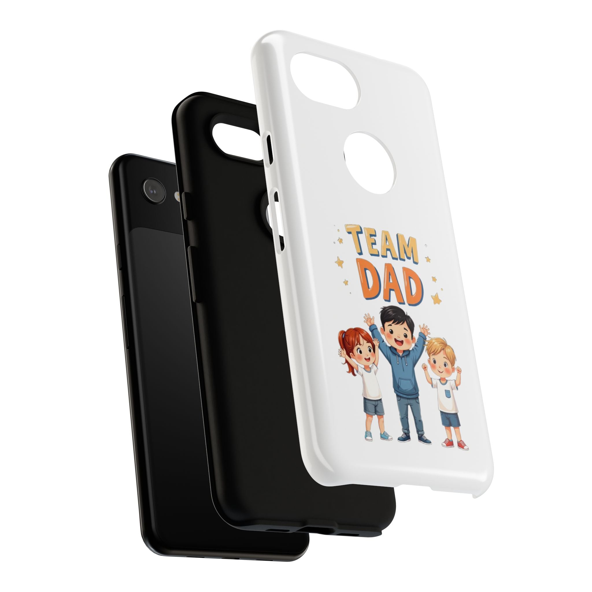 Team Dad Phone Case, Fun Gift for Fathers, Durable Phone Protector, Cute Dad Team Merchandise, Father's Day Special