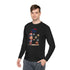 Uncle Sam Happy 4th of July Unisex Lightweight Long Sleeve Tee