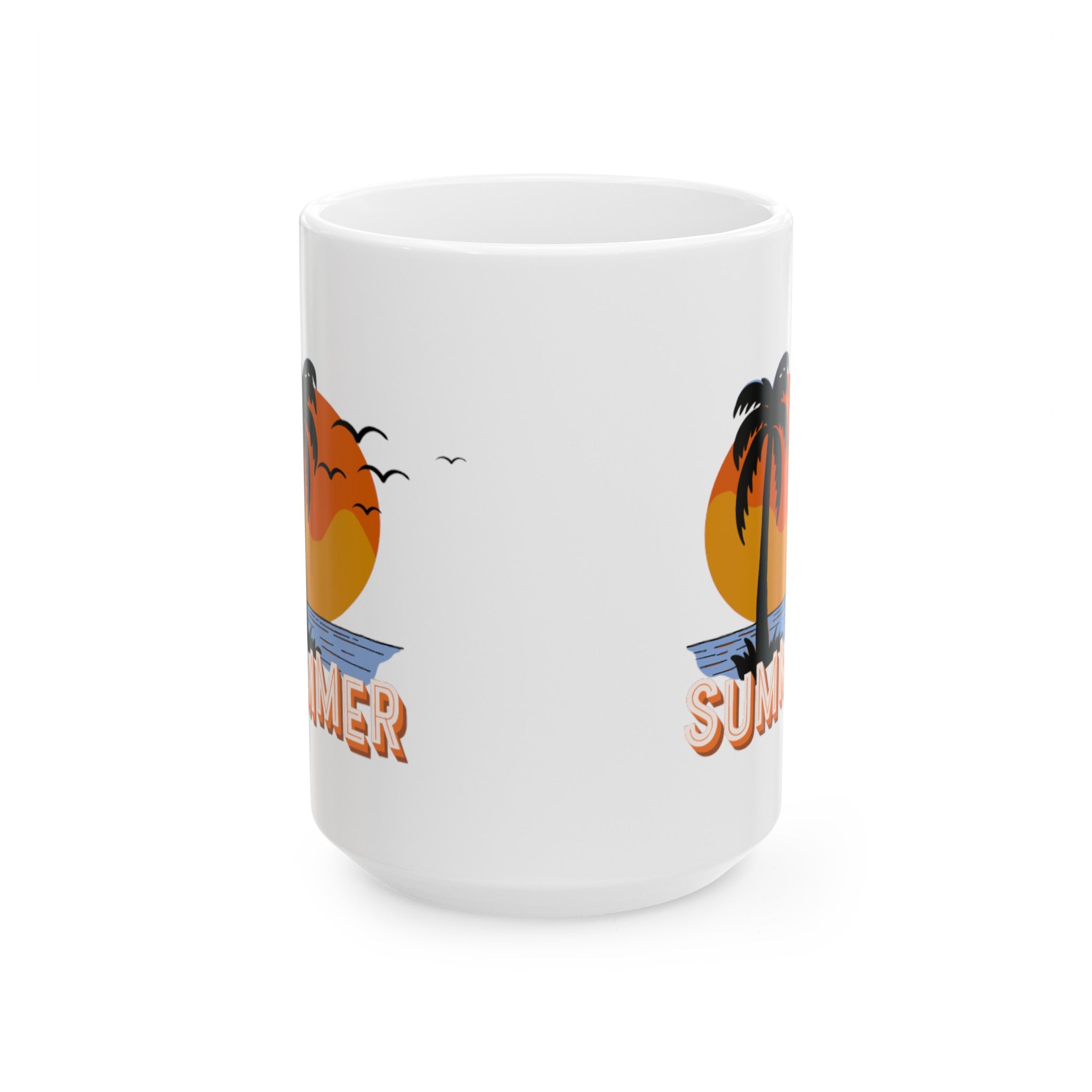 Summer Sunset Ceramic Mug, (11oz, 15oz)