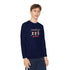Snowman Crew Youth Long Sleeve Competitor Tee