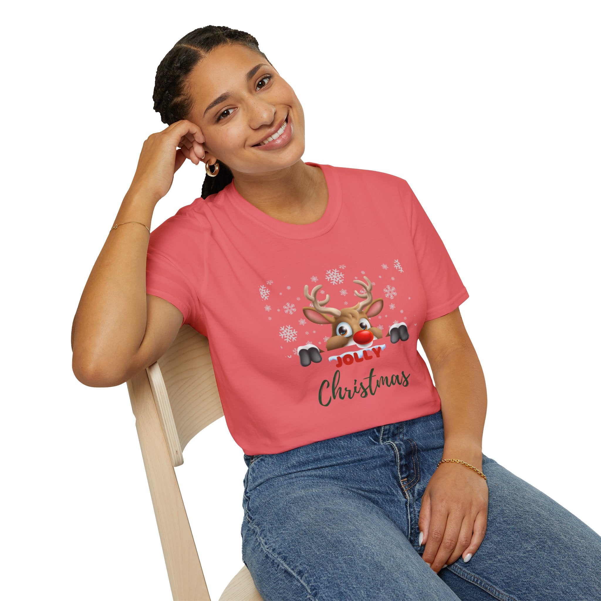 Jolly Christmas Unisex Softstyle T-Shirt