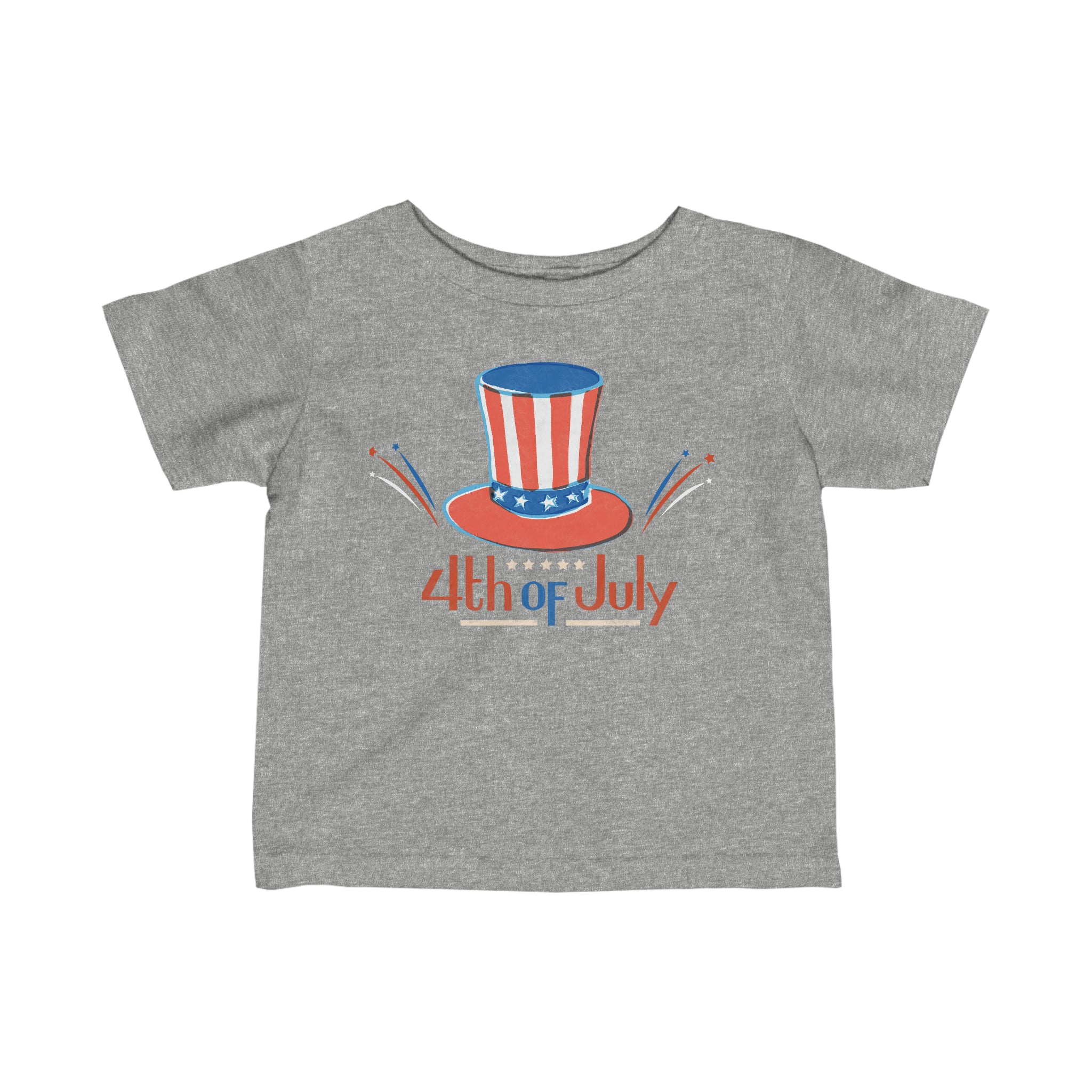 4th Of July Infant Fine Jersey Tee