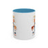 Team Dad Accent Coffee Mug