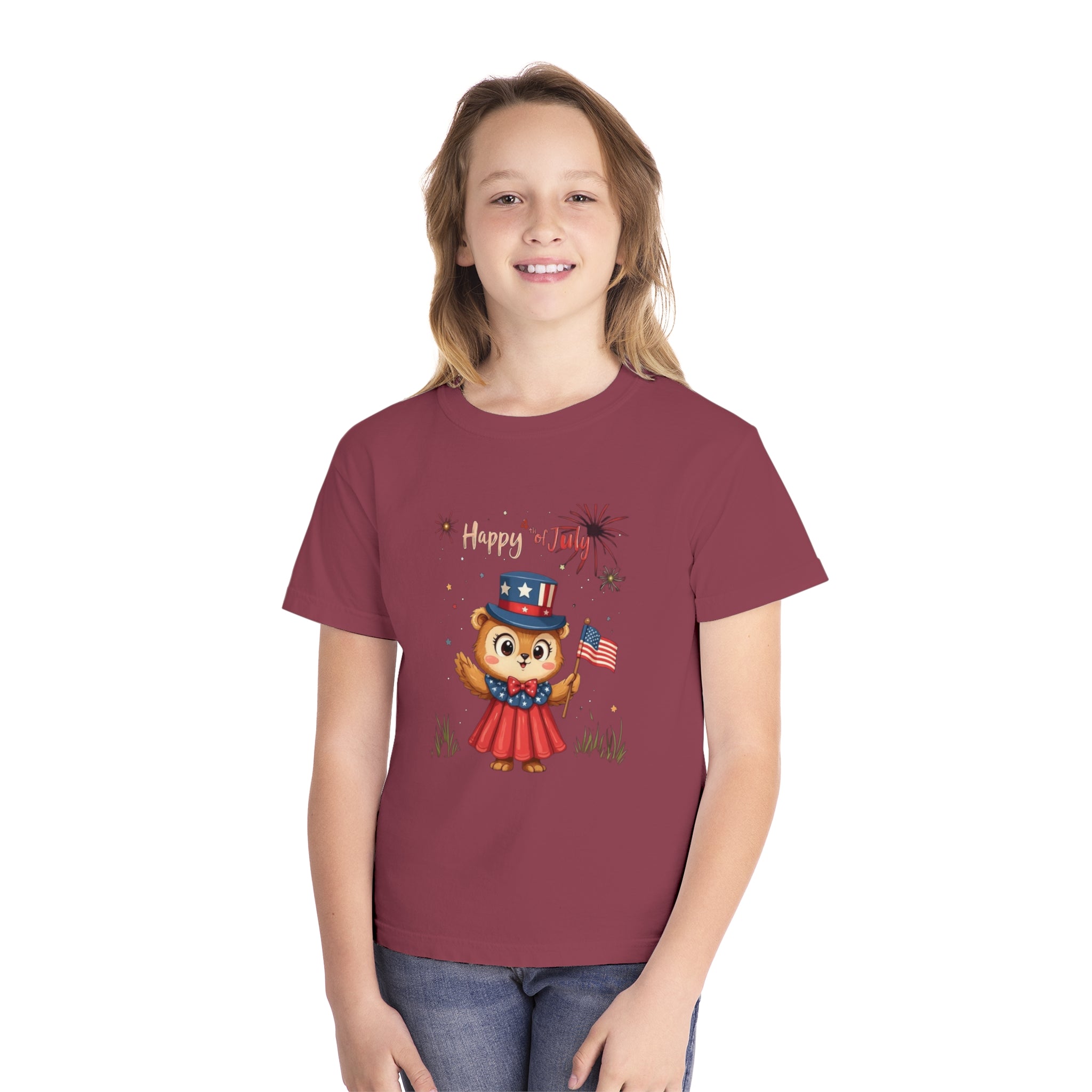 Happy Independence Day Youth Midweight Tee