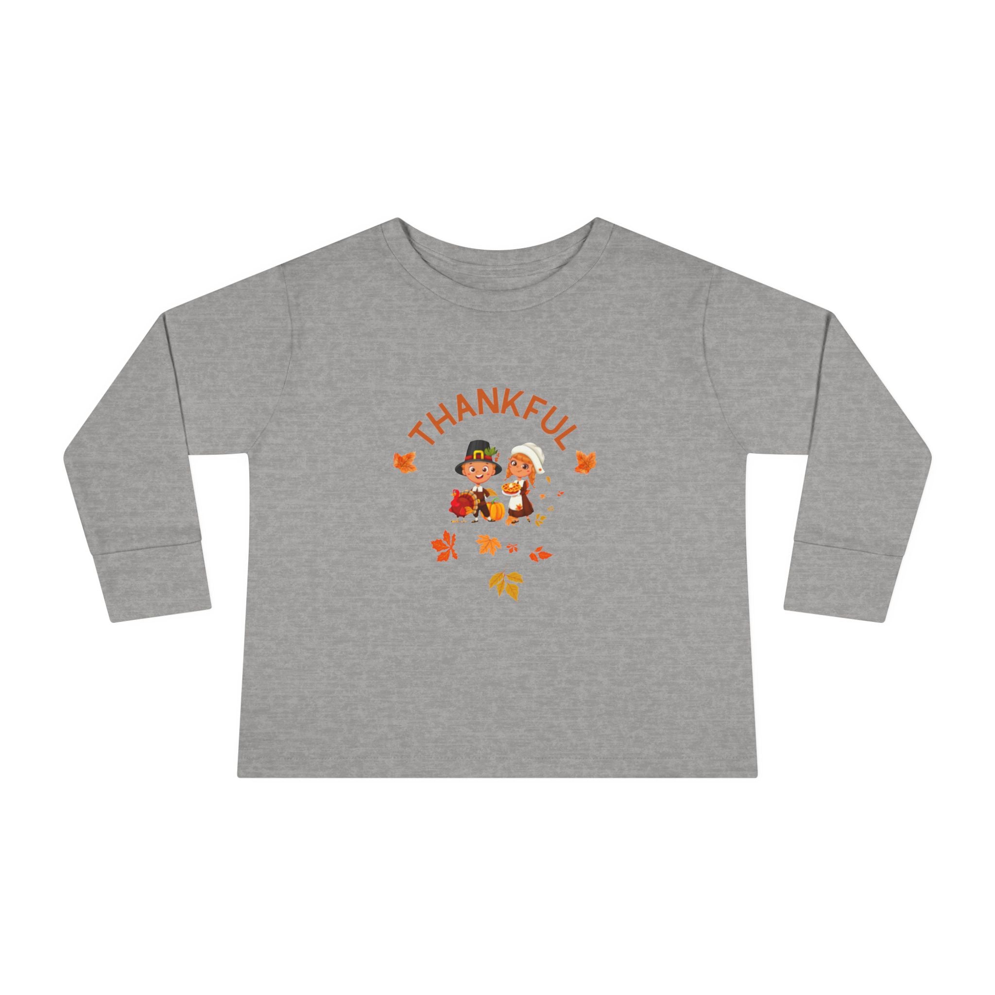 Pilgrims Turkey Day Toddler Long Sleeve Tee