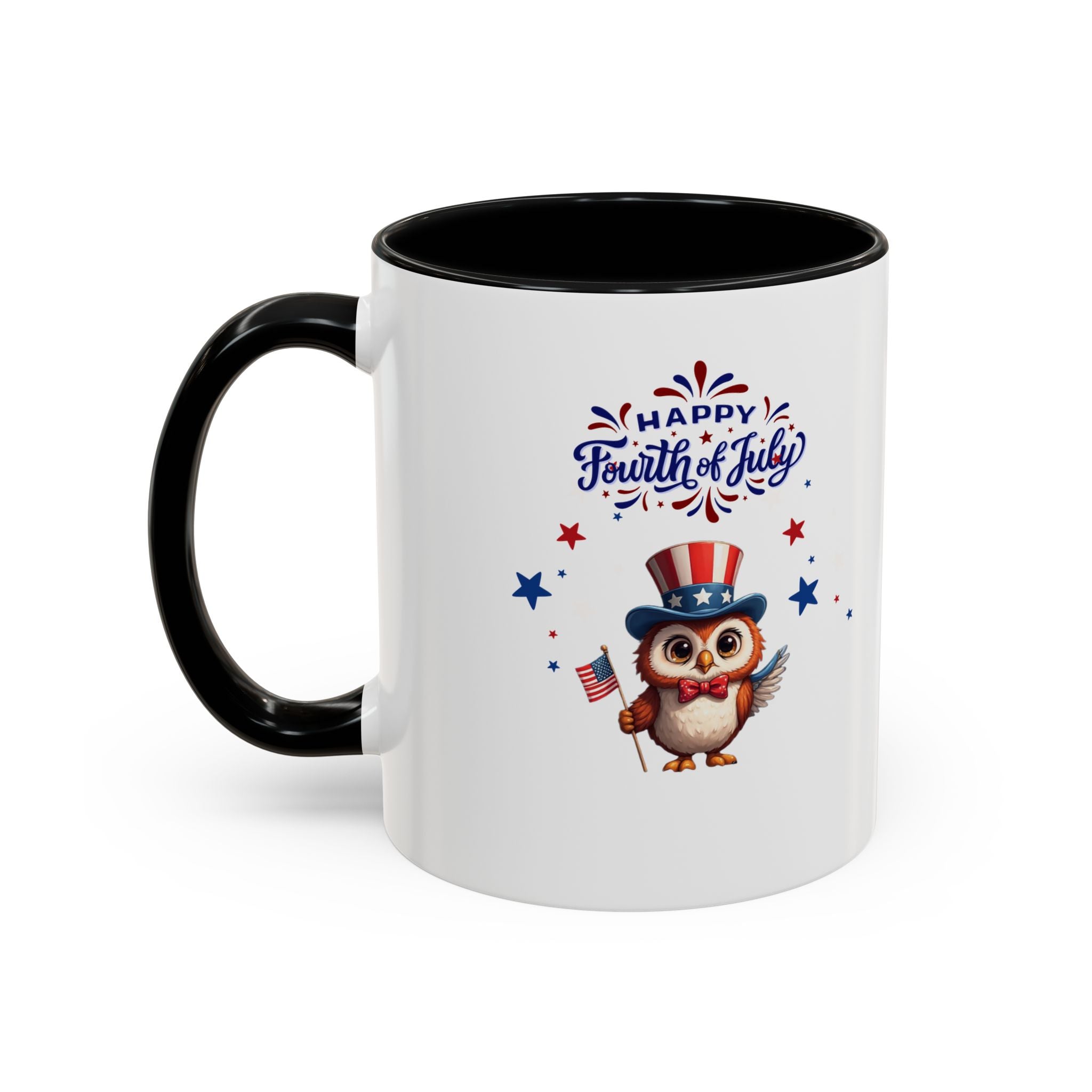 American Eagle Happy 4th of July Coffee Mug