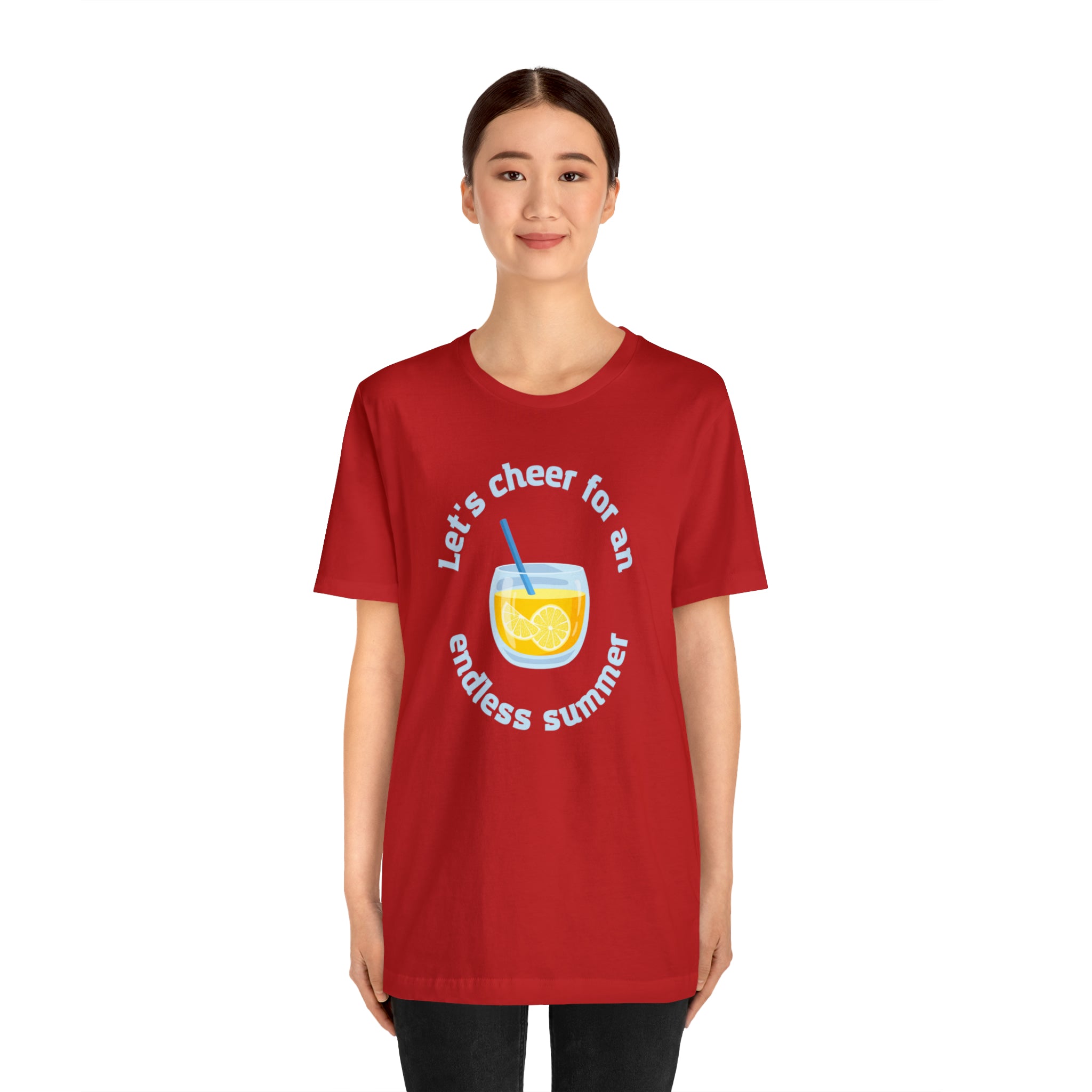 Let's  Cheer For An Endless Summer Unisex Jersey Short Sleeve Tee