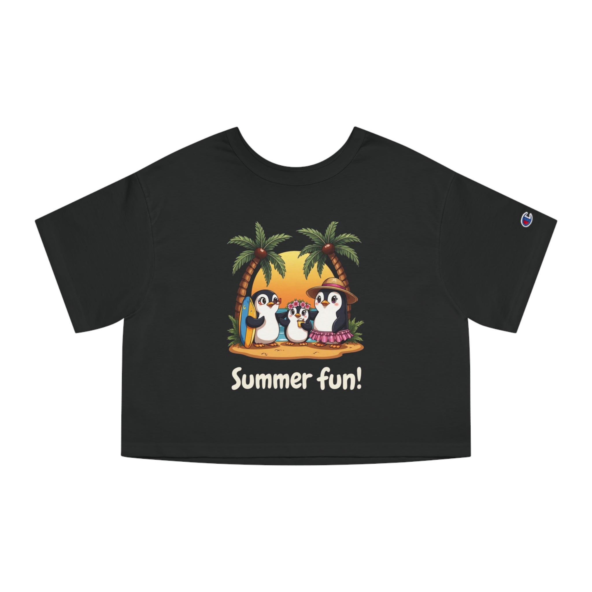 Summer Fun Cropped T-Shirt