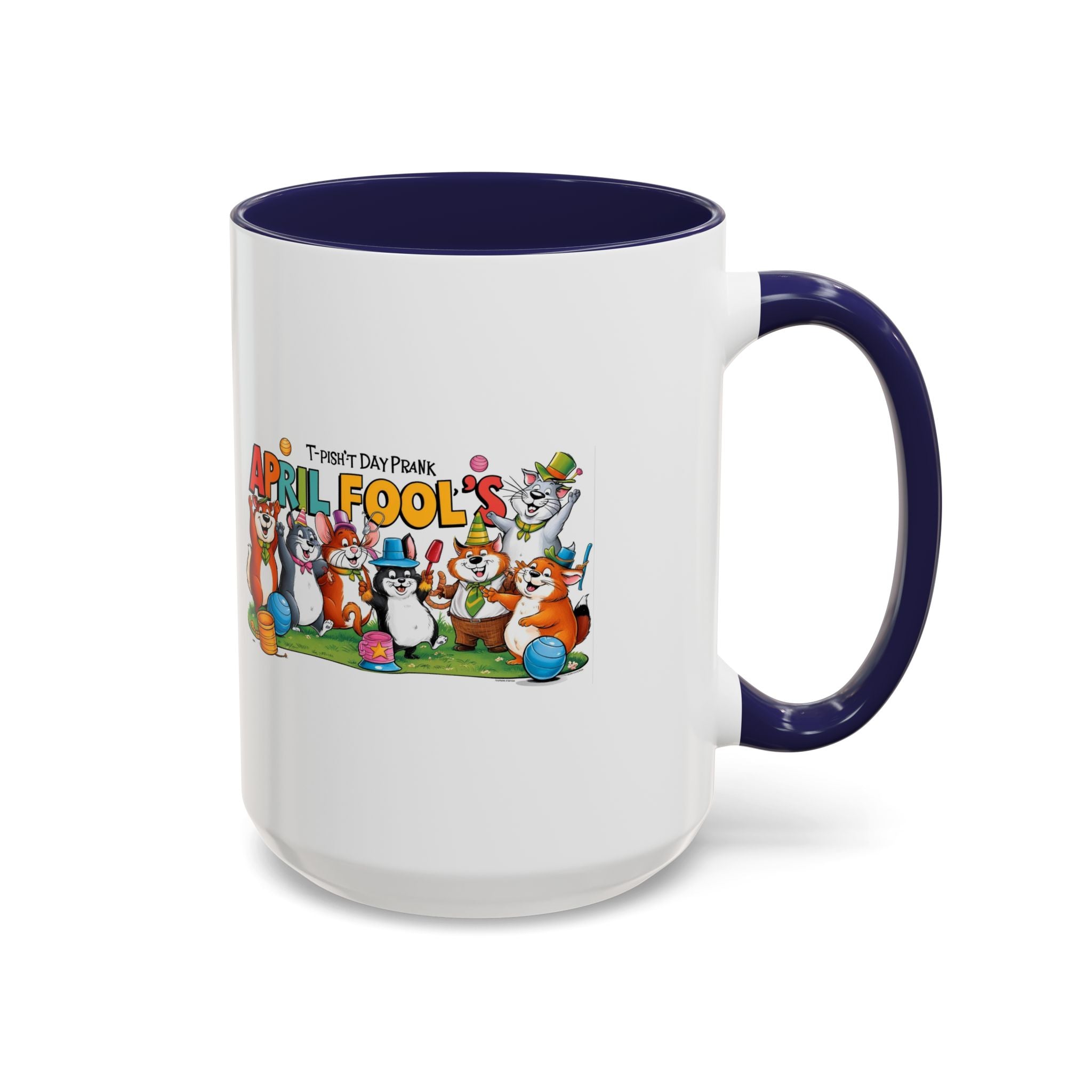 T-Pish'-T Day Prank Accent Coffee Mug
