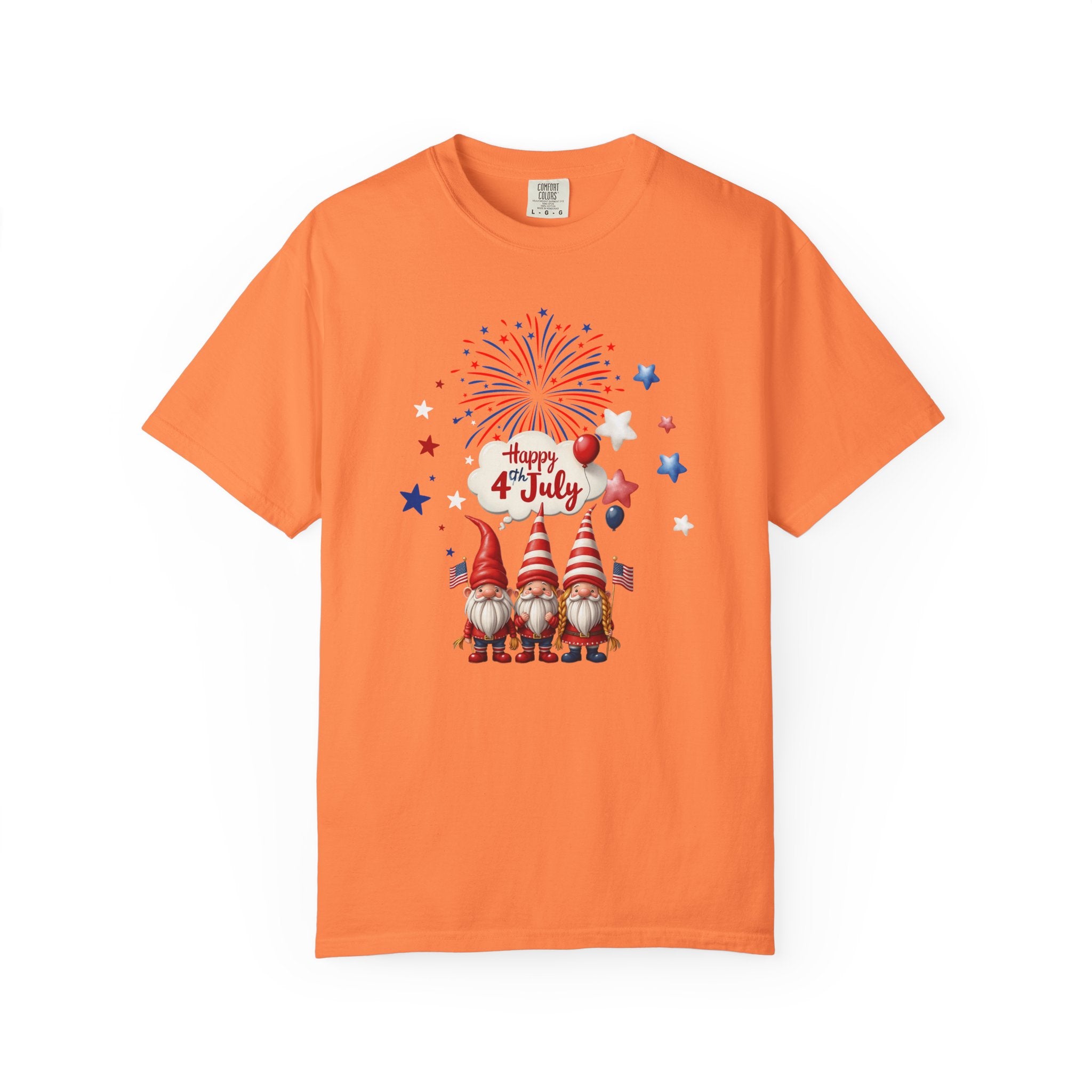 Gnome 4th of July T-shirt for 4th of July, Unisex Summer Tee